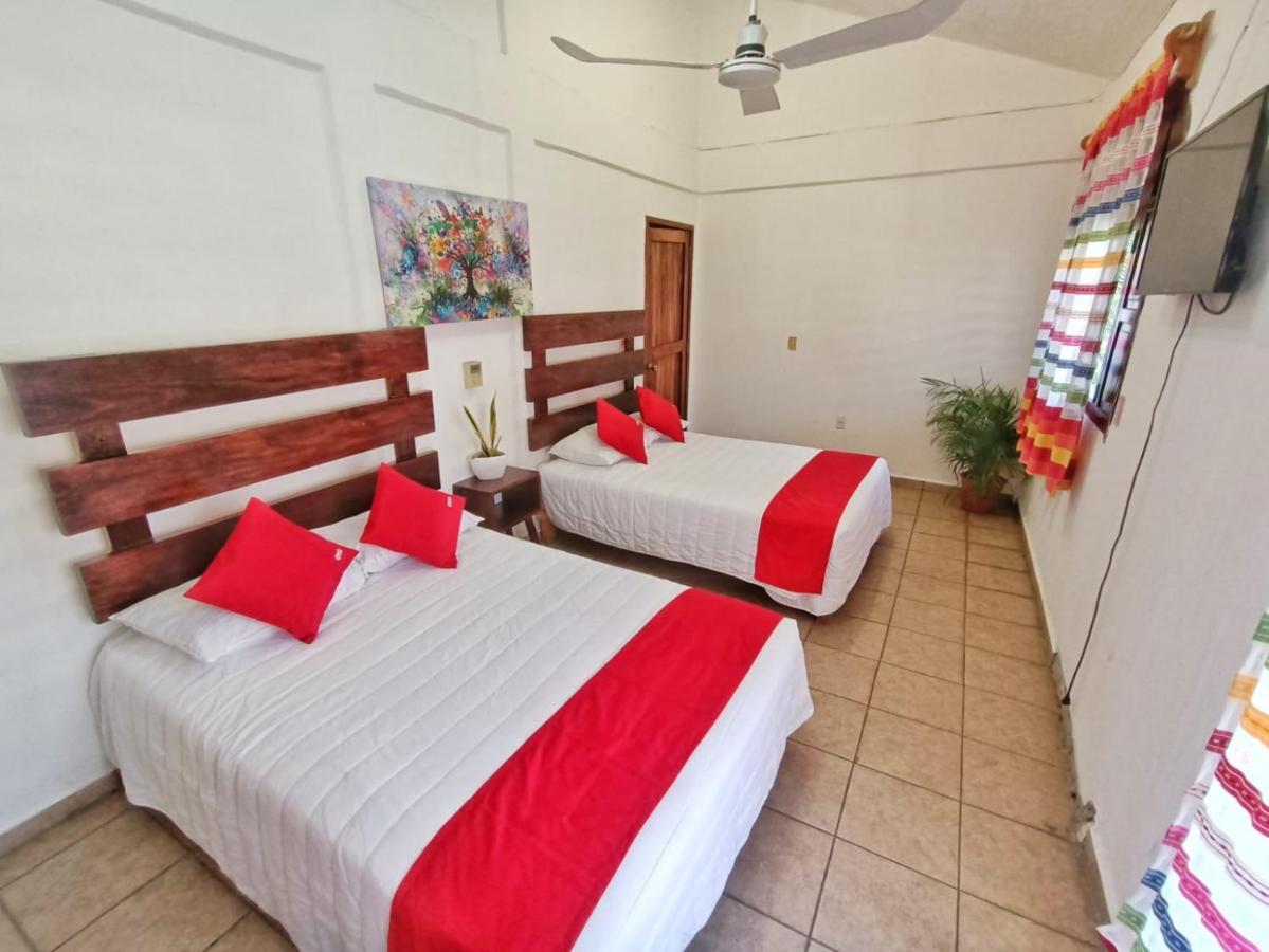 Casa De Huespedes Cielito Lindo Hotel ซานตา ครูซ ฮัวทุลโก ภายนอก รูปภาพ